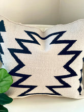 Load image into Gallery viewer, Handwoven Cream Tia Throw Pillow