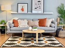 Load image into Gallery viewer, Black and Grey Medallions Rug - Cushy Home Decor