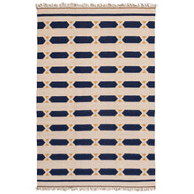Load image into Gallery viewer, Blue Hexagons Rug - Cushy Home Decor