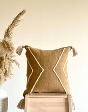 Load image into Gallery viewer, Handwoven Beige Taya Throw Pillow