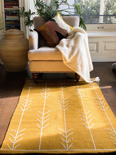 Load image into Gallery viewer, Cream Arrows Yellow Rug - Cushy Home Decor