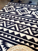 Load image into Gallery viewer, Black Bohemian Rug - Cushy Home Decor