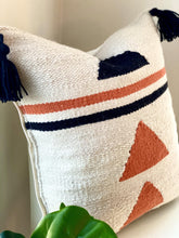 Load image into Gallery viewer, Handwoven Triangles Throw Pillow - Cushy Home Decor