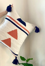 Load image into Gallery viewer, Handwoven Triangles Throw Pillow - Cushy Home Decor