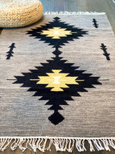Load image into Gallery viewer, Grey Aztec Arrows Rug - Cushy Home Decor