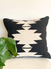 Load image into Gallery viewer, Handwoven Black Lia Throw Pillow - Cushy Home Decor