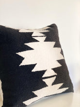 Load image into Gallery viewer, Handwoven Black Lia Throw Pillow - Cushy Home Decor