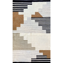 Load image into Gallery viewer, Neutral Geometric Modern Rug