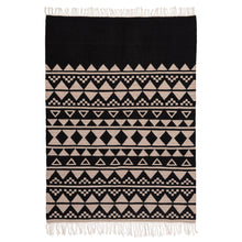 Load image into Gallery viewer, Black Geometric Rug - Cushy Home Decor