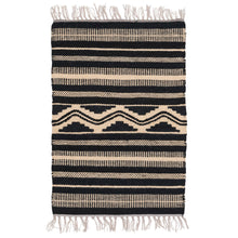Load image into Gallery viewer, Black Waves Doormat - Cushy Home Decor