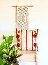 Load image into Gallery viewer, Handwoven Lilian Boho Throw Pillow
