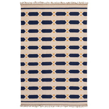 Load image into Gallery viewer, Blue Hexagons Rug - Cushy Home Decor
