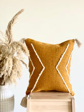 Load image into Gallery viewer, Handwoven Yellow Taya Throw Pillow

