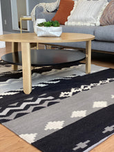 Load image into Gallery viewer, Bold Black Rug - Cushy Home Decor
