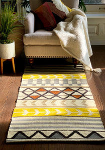 Yellow Arrows rug - Cushy Home Decor