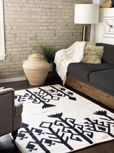 Load image into Gallery viewer, Black Stalks Rug - Cushy Home Decor

