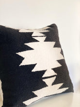 Load image into Gallery viewer, Handwoven Black Lia Throw Pillow - Cushy Home Decor
