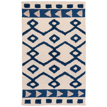 Load image into Gallery viewer, Blue Frills Rug - Cushy Home Decor
