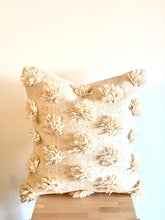 Load image into Gallery viewer, Handwoven Pompoms Boho Throw Pillow
